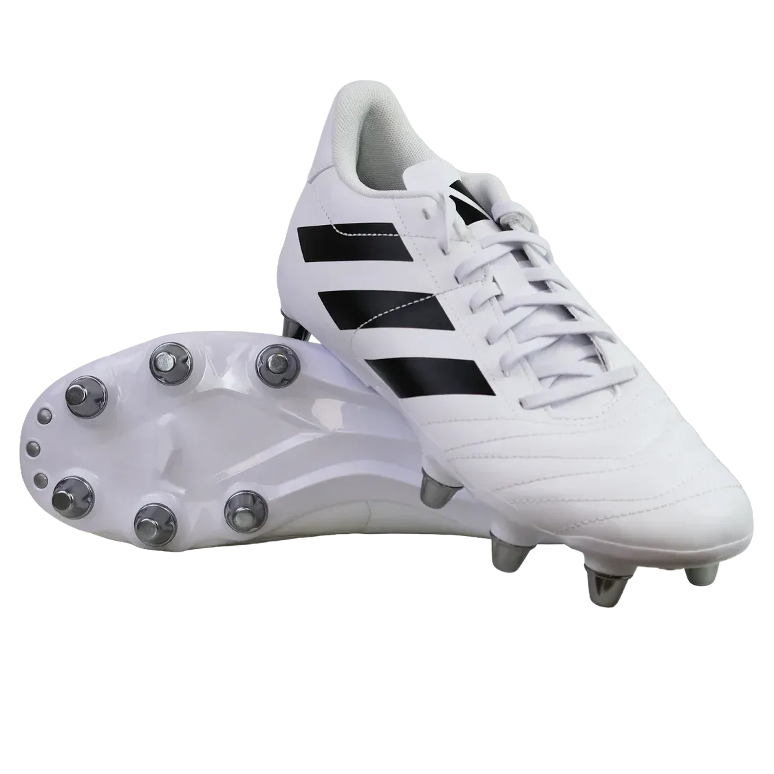 Adidas Kakari (SG) Boots - White/Core Black/Silver Metallic Adidas Kakari (SG) Boots - White/Core Black/Silver Metallic