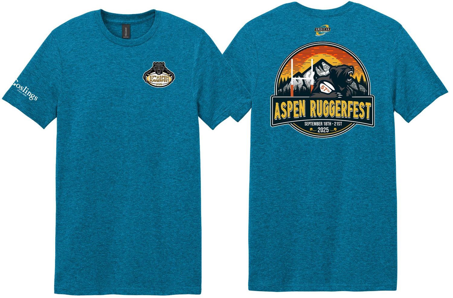2025 Ruggerfest - T-Shirt (Sapphire) 2025 Ruggerfest - T-Shirt (Sapphire)