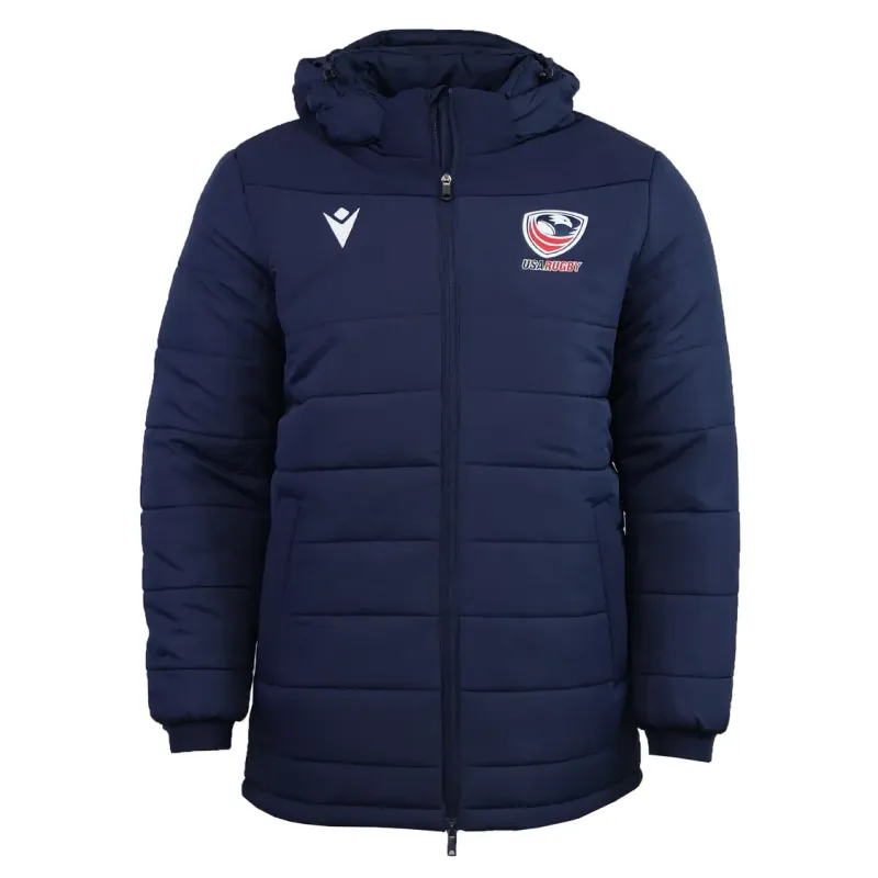 USA Rugby 25/26 Padded Jacket by Macron
