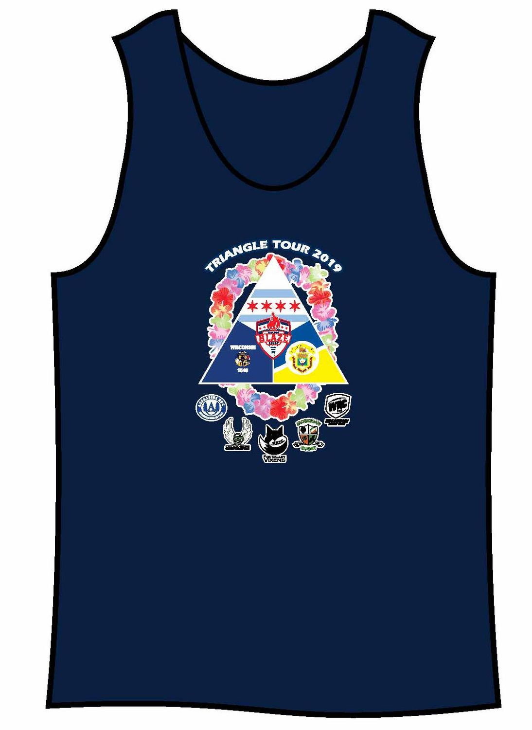 Blaze - Triangle Tour Tank Top *CLOSEOUT* Blaze - Triangle Tour Tank Top *CLOSEOUT*