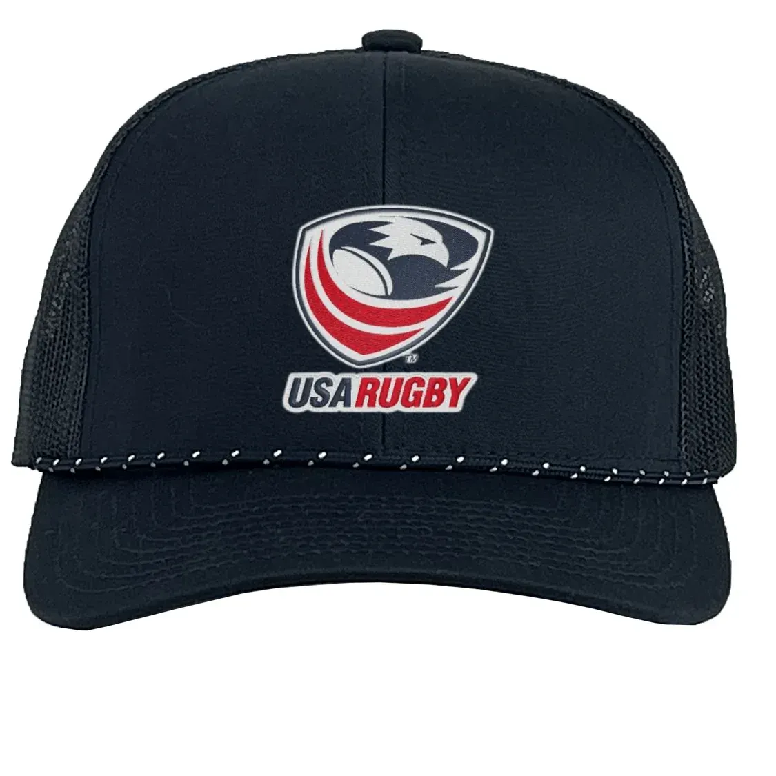 USA Rugby Trucker Snapback Braid Cap USA Rugby Trucker Snapback Braid Cap
