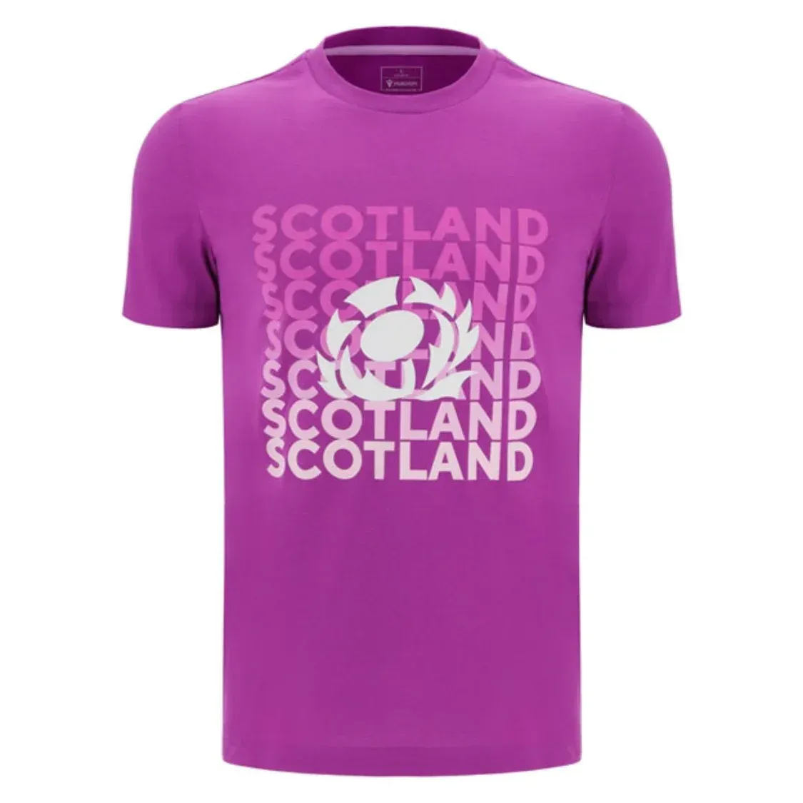 Scotland 25/26 Leisure T-Shirt by Macron Scotland 25/26 Leisure T-Shirt by Macron