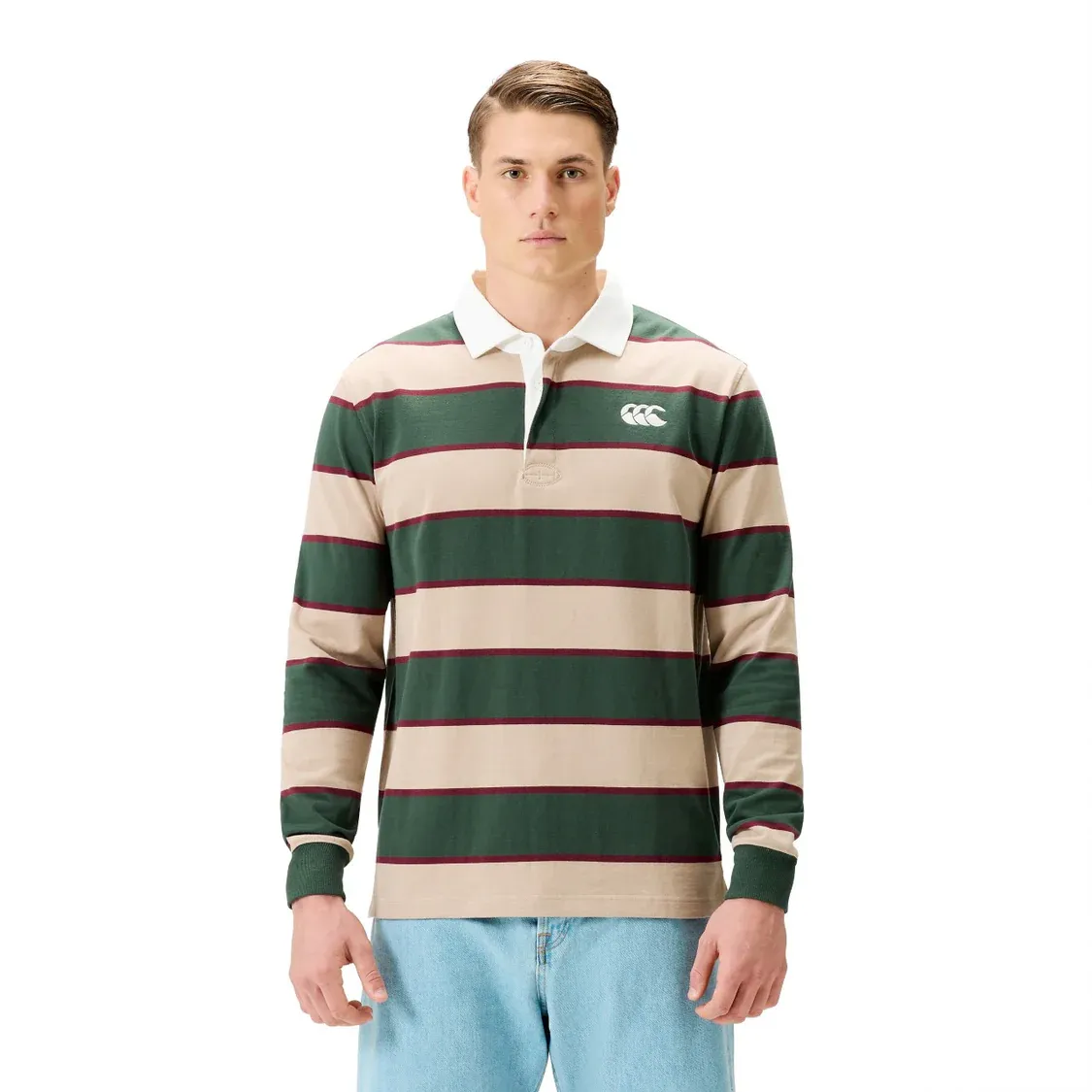 Canterbury Stripe Rugby Jersey - Sycamore
