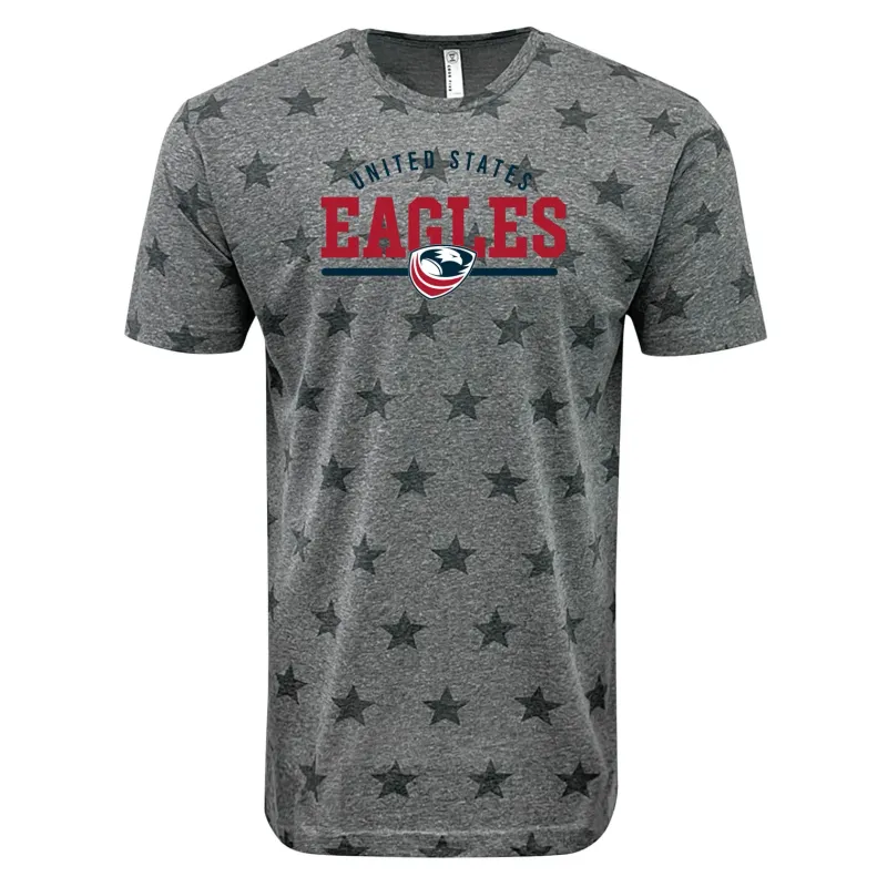 USA Rugby Wordmark Five-Star Tee