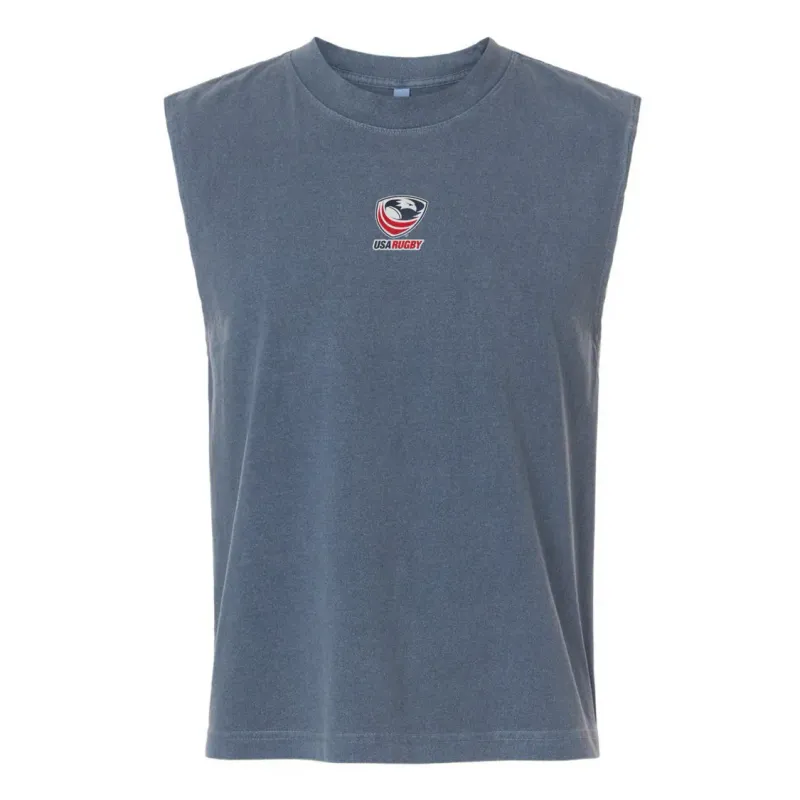 USA Rugby Unisex Heavyweight Cotton Mid-Length Muscle