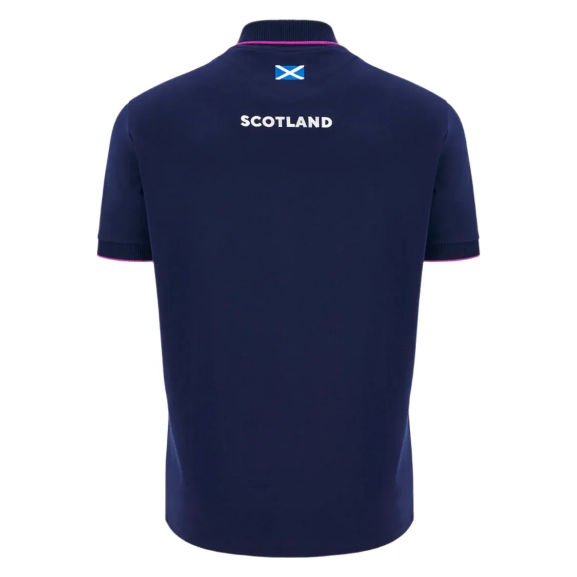 Scotland 25/26 Player Travel Cotton Polo by Macron