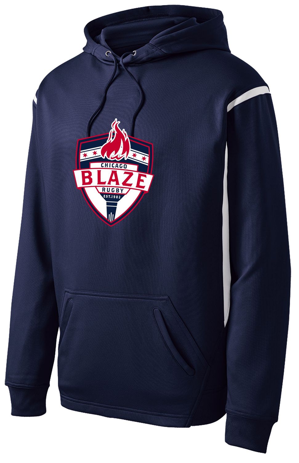 Blaze - Colorblock Performance Hoodie *CLOSEOUT* Blaze - Colorblock Performance Hoodie *CLOSEOUT*