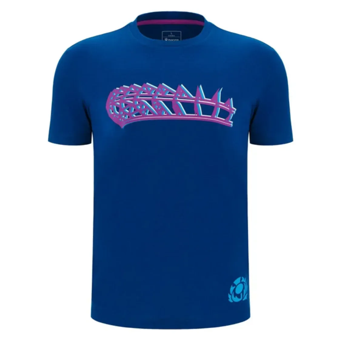Scotland 25/26 Murrayfield Stadium T-Shirt by Macron Scotland 25/26 Murrayfield Stadium T-Shirt by Macron