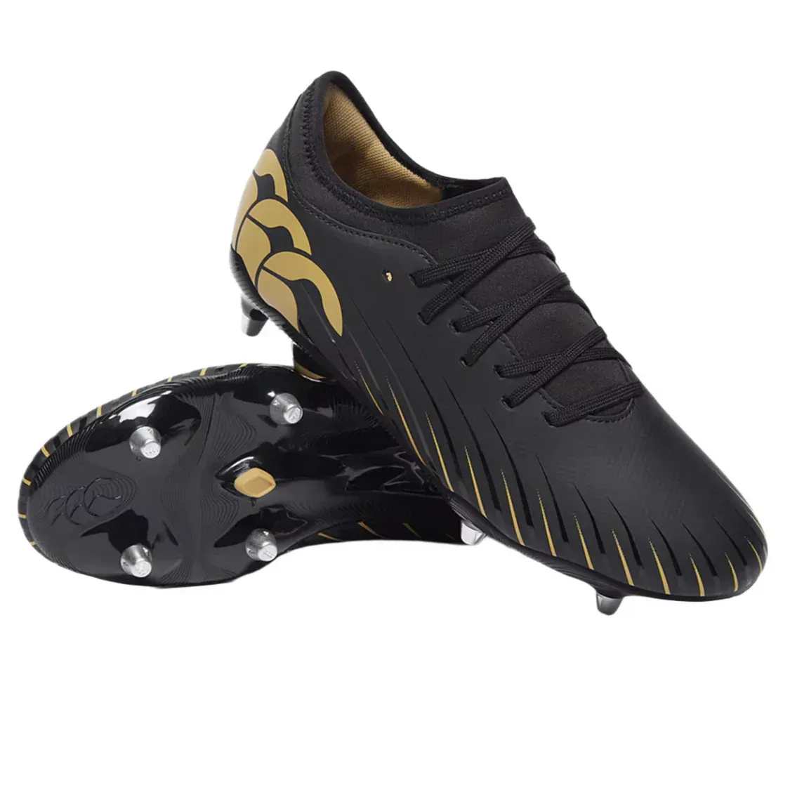 Canterbury Speed Falcon Team (SG) Boots - Black Canterbury Speed Falcon Team (SG) Boots - Black