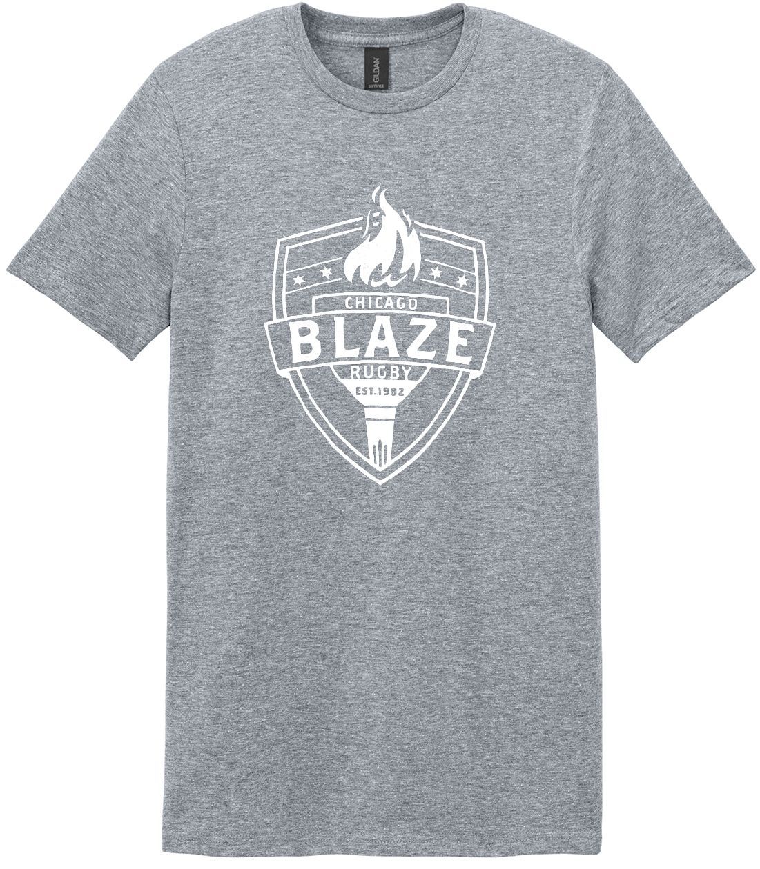 Blaze - Softstyle T-Shirt (GREY) Blaze - Softstyle T-Shirt (GREY)
