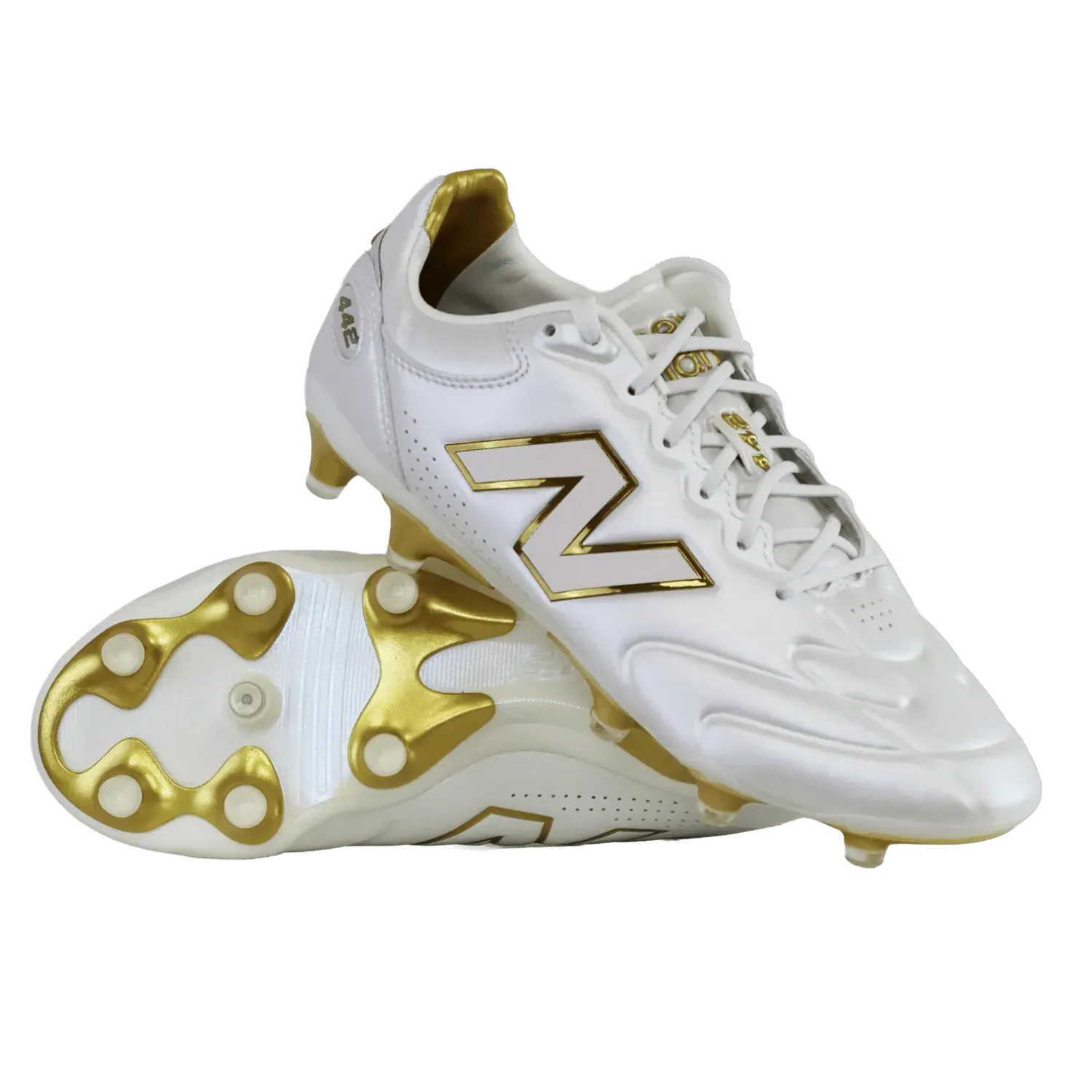 New Balance 442 Elite (FG) v3 - Sea Salt/Gold Metallic New Balance 442 Elite (FG) v3 - Sea Salt/Gold Metallic
