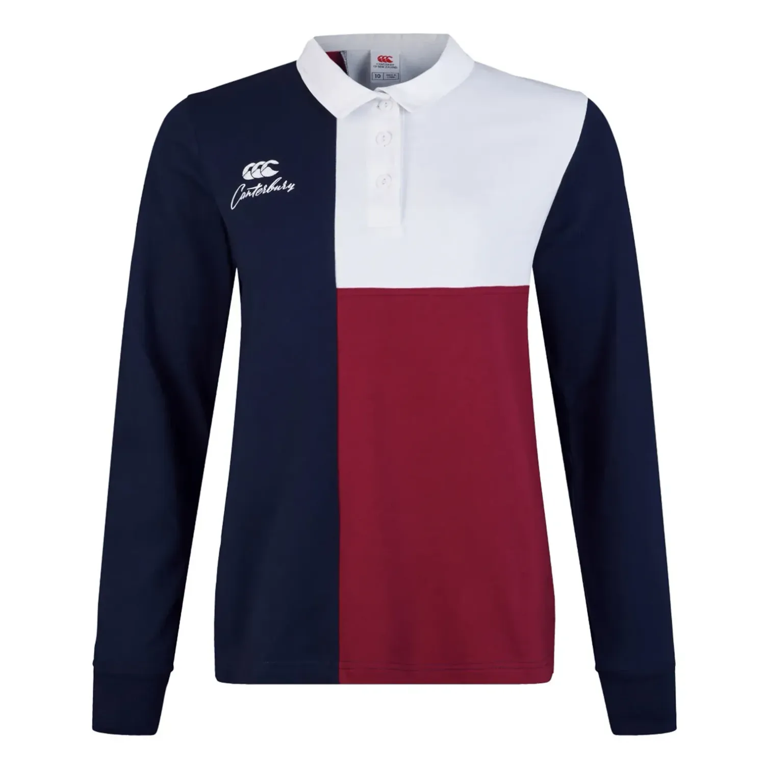 Women's Canterbury Harlequin Weber Long Sleeve Rugby Jersey Women's Canterbury Harlequin Weber Long Sleeve Rugby Jersey
