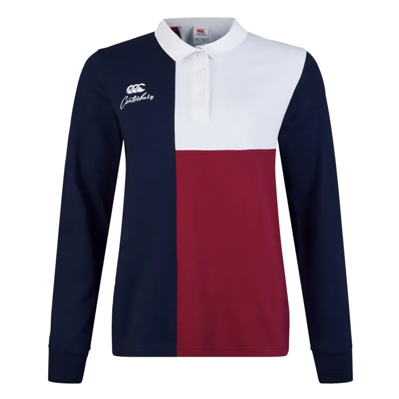 Women's Canterbury Harlequin Weber Long Sleeve Rugby Jersey