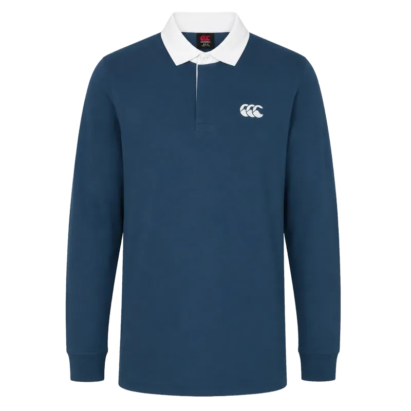 Canterbury Solid Dye Rugby Jersey - Blue