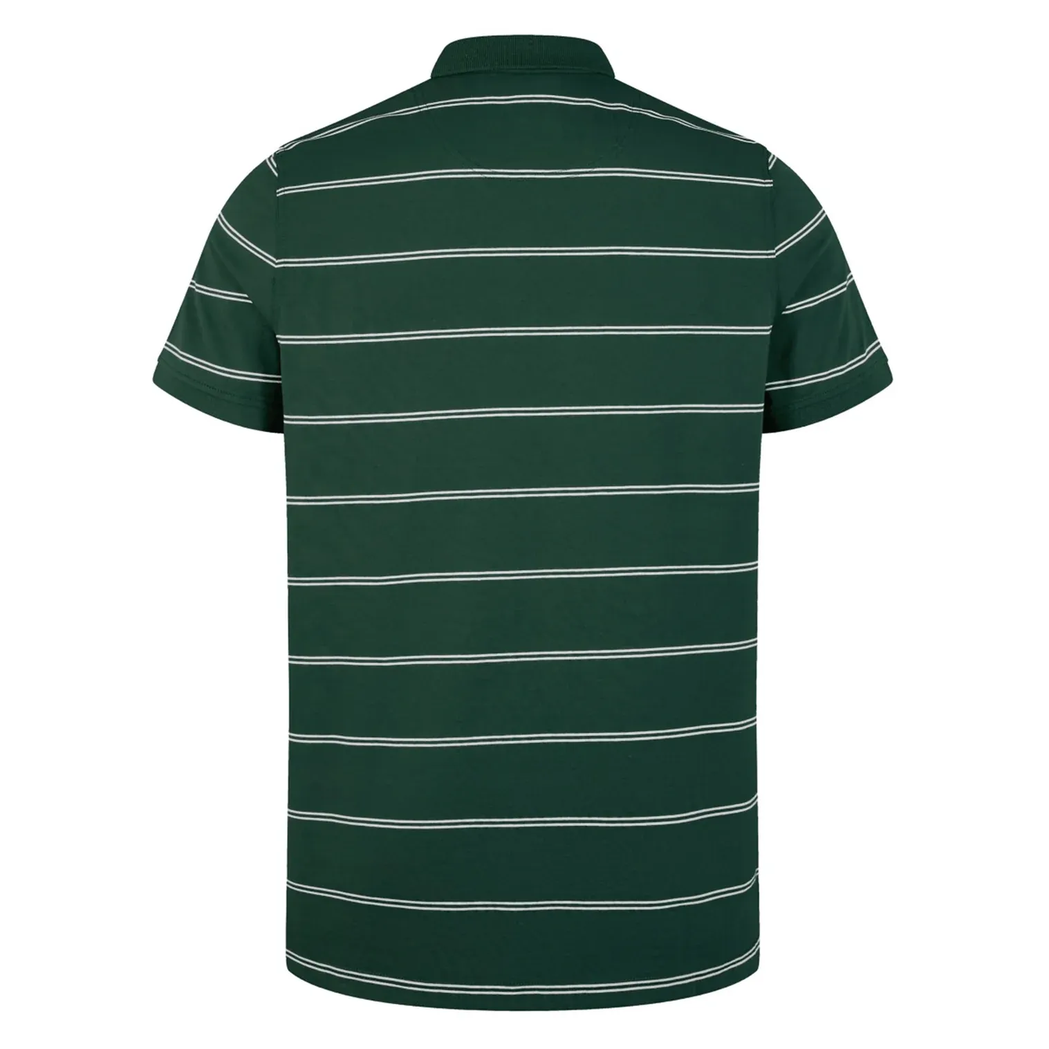 Canterbury Fundamental Yarn-Dye Stripe Polo - Dark Green