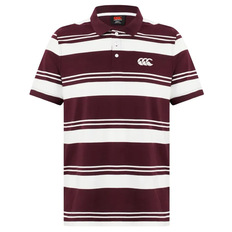 Canterbury Fundamental Engineered Stripe Polo - Fig