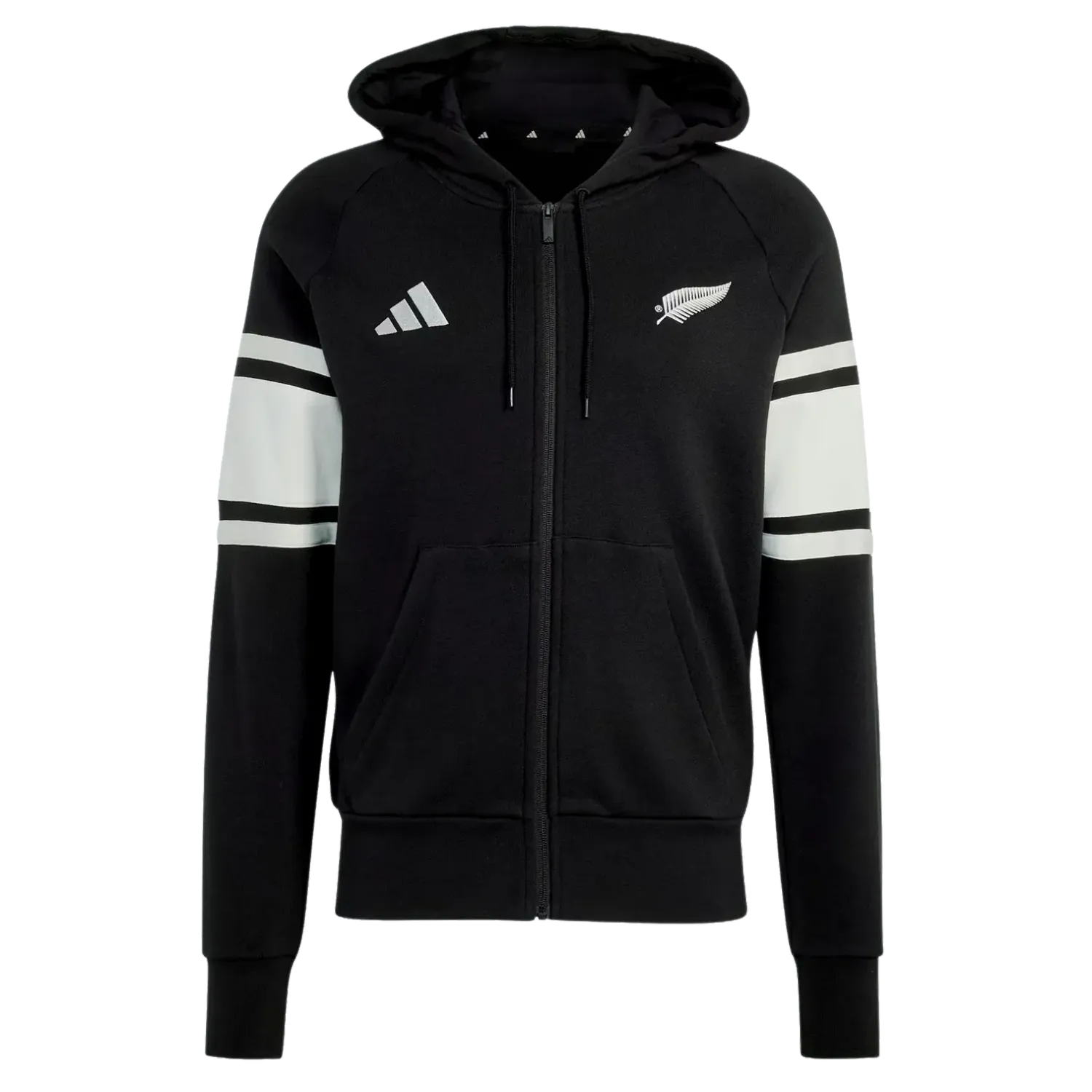 All Blacks 26/27 Travel Full Zip Hoodie by adidas All Blacks 26/27 Travel Full Zip Hoodie by adidas