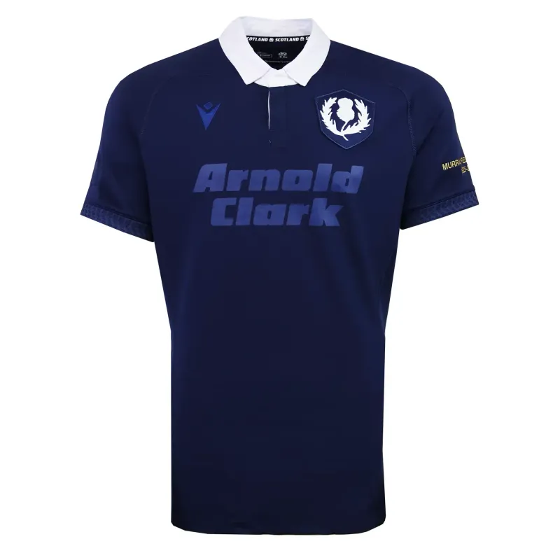 Scotland Rugby Union 1925 100th Anniversary Authentic Home Jersey by Macron