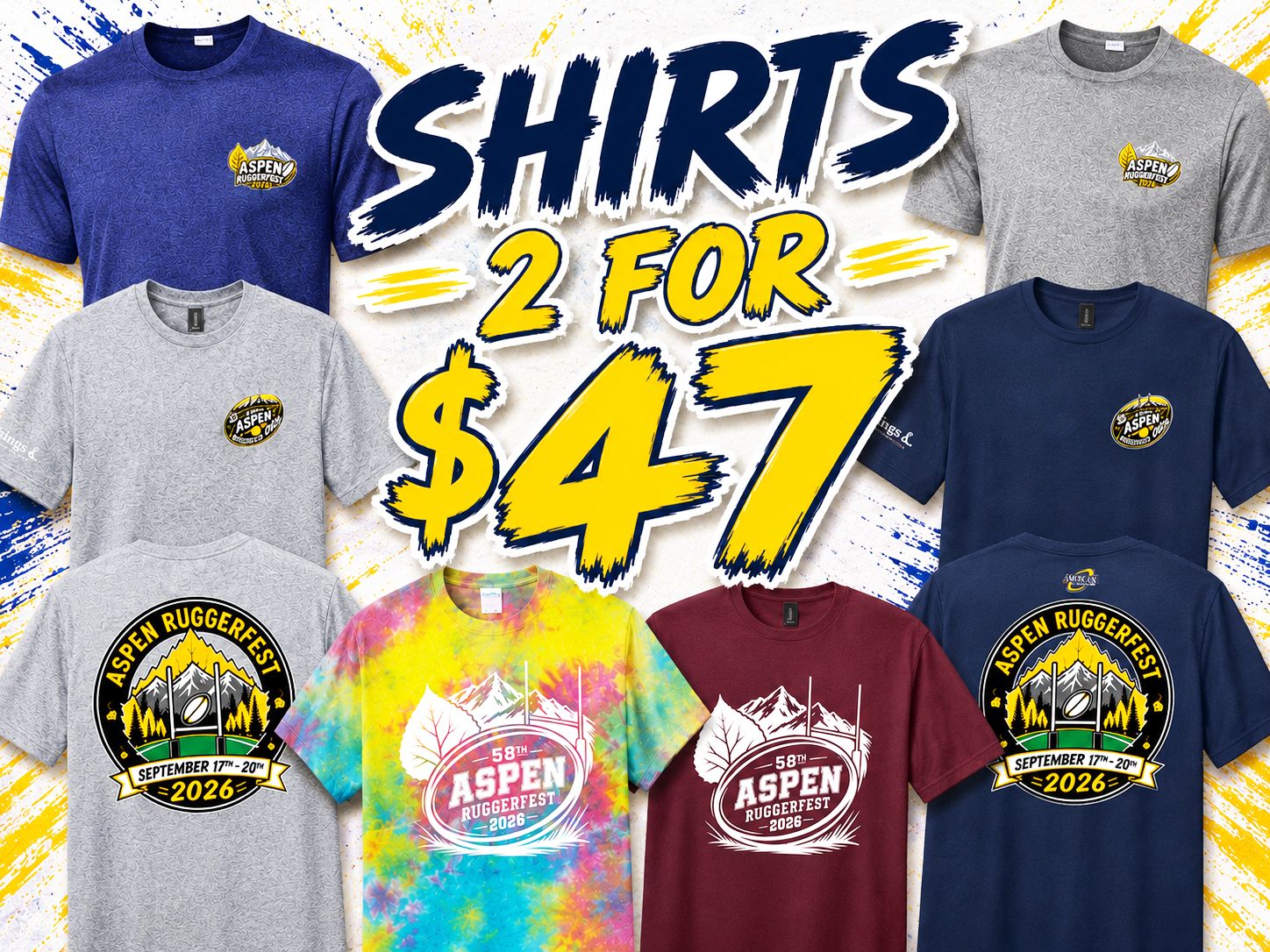2026 Ruggerfest - Shirts 2 for $47 2026 Ruggerfest - Shirts 2 for $47