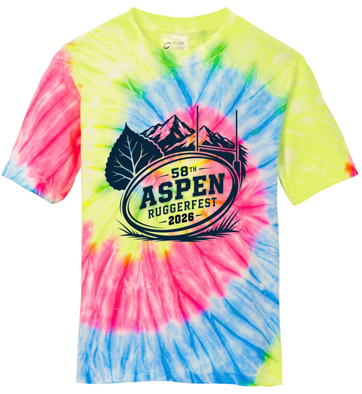 2026 Ruggerfest - Youth Tie-Dye Tee