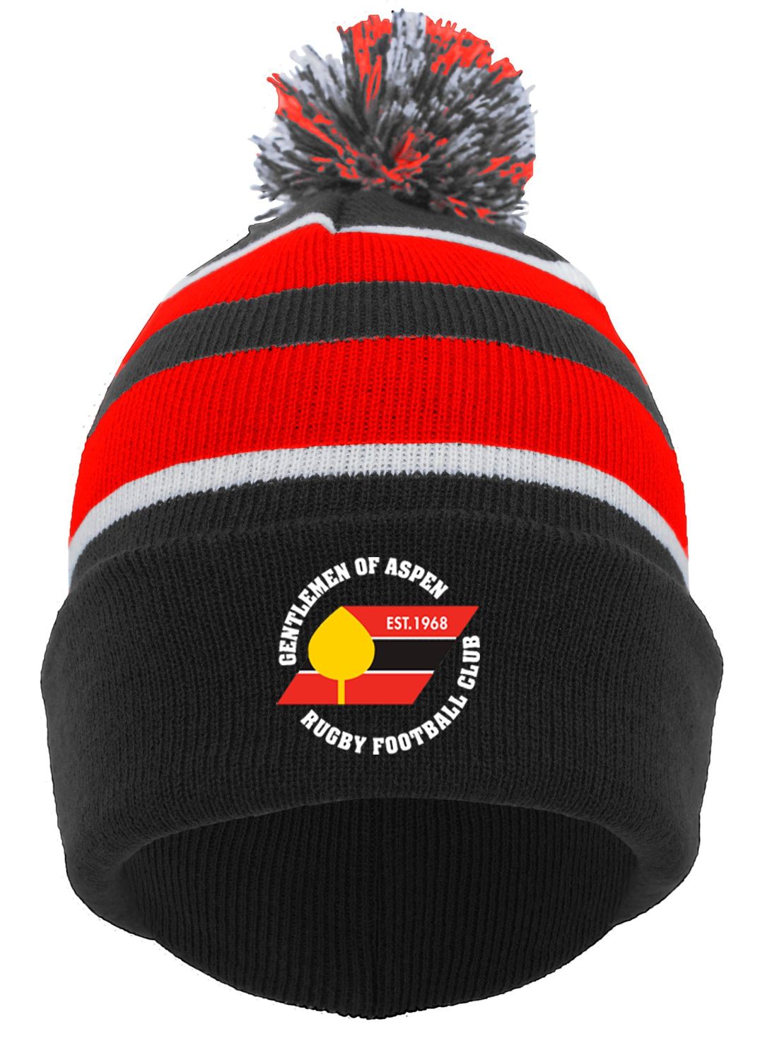 2026 Ruggerfest - Gentlemen of Aspen Pom Beanie 2026 Ruggerfest - Gentlemen of Aspen Pom Beanie