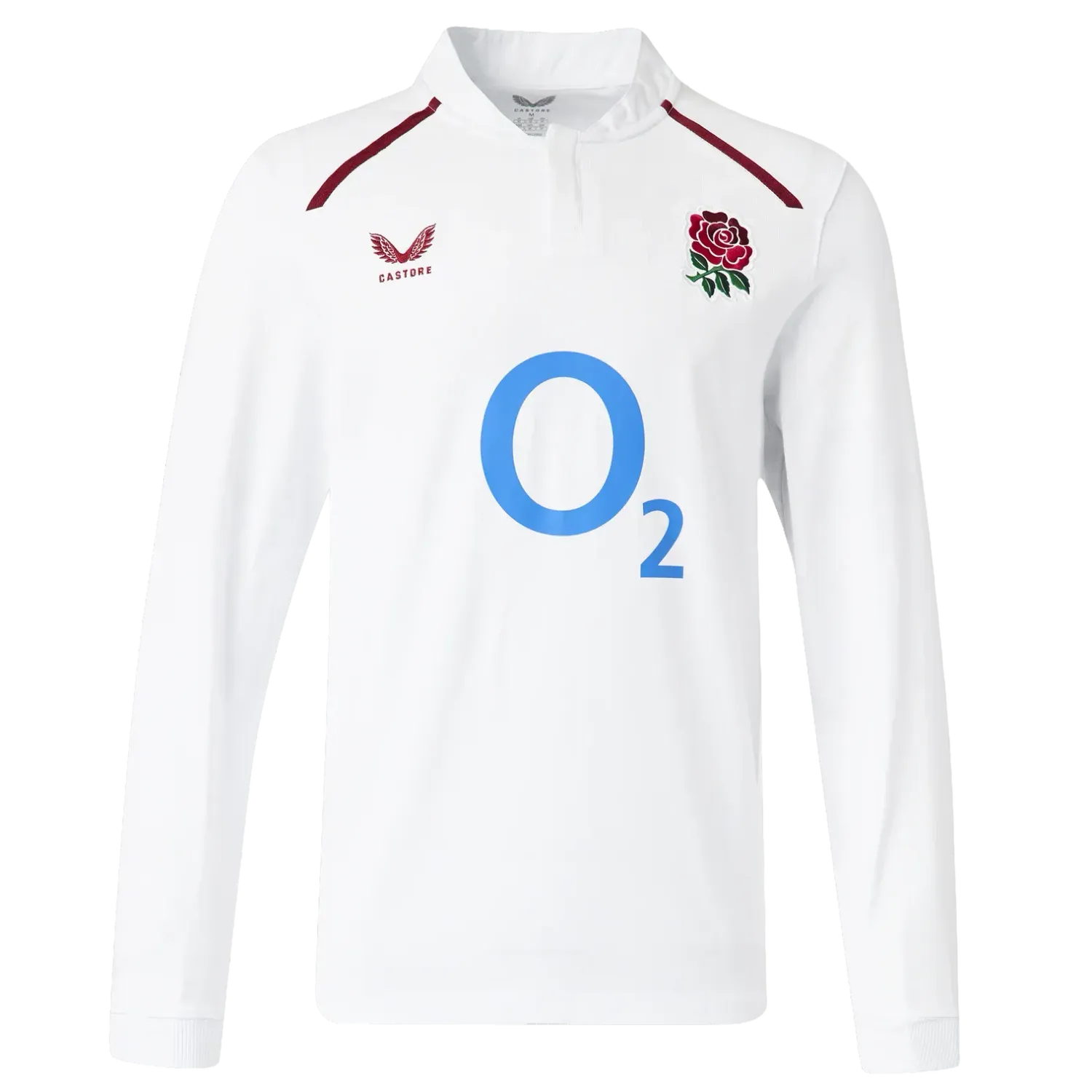 England 26/27 Classic Long Sleeve Home Jersey by Castore
