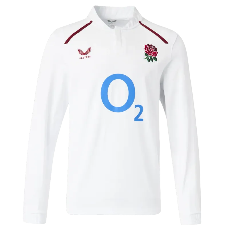 England 26/27 Classic Long Sleeve Home Jersey by Castore