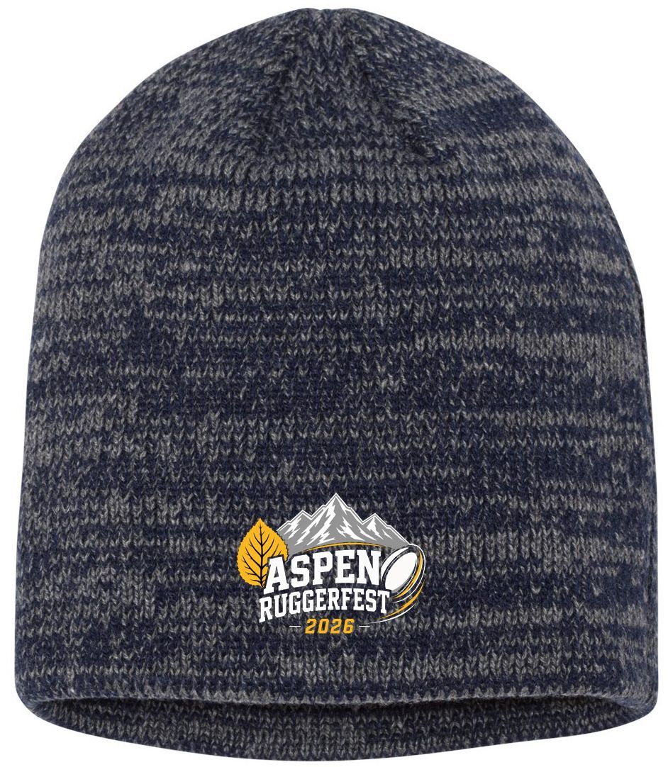 2026 Ruggerfest - Beanie 2026 Ruggerfest - Beanie, Color: Navy/Grey