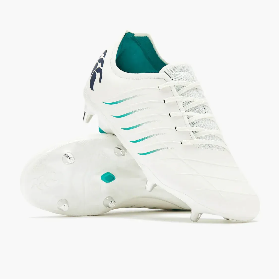 Canterbury Phoenix 2.0 Pro (SG) - White/Baltic Green Canterbury Phoenix 2.0 Pro (SG) - White/Baltic Green