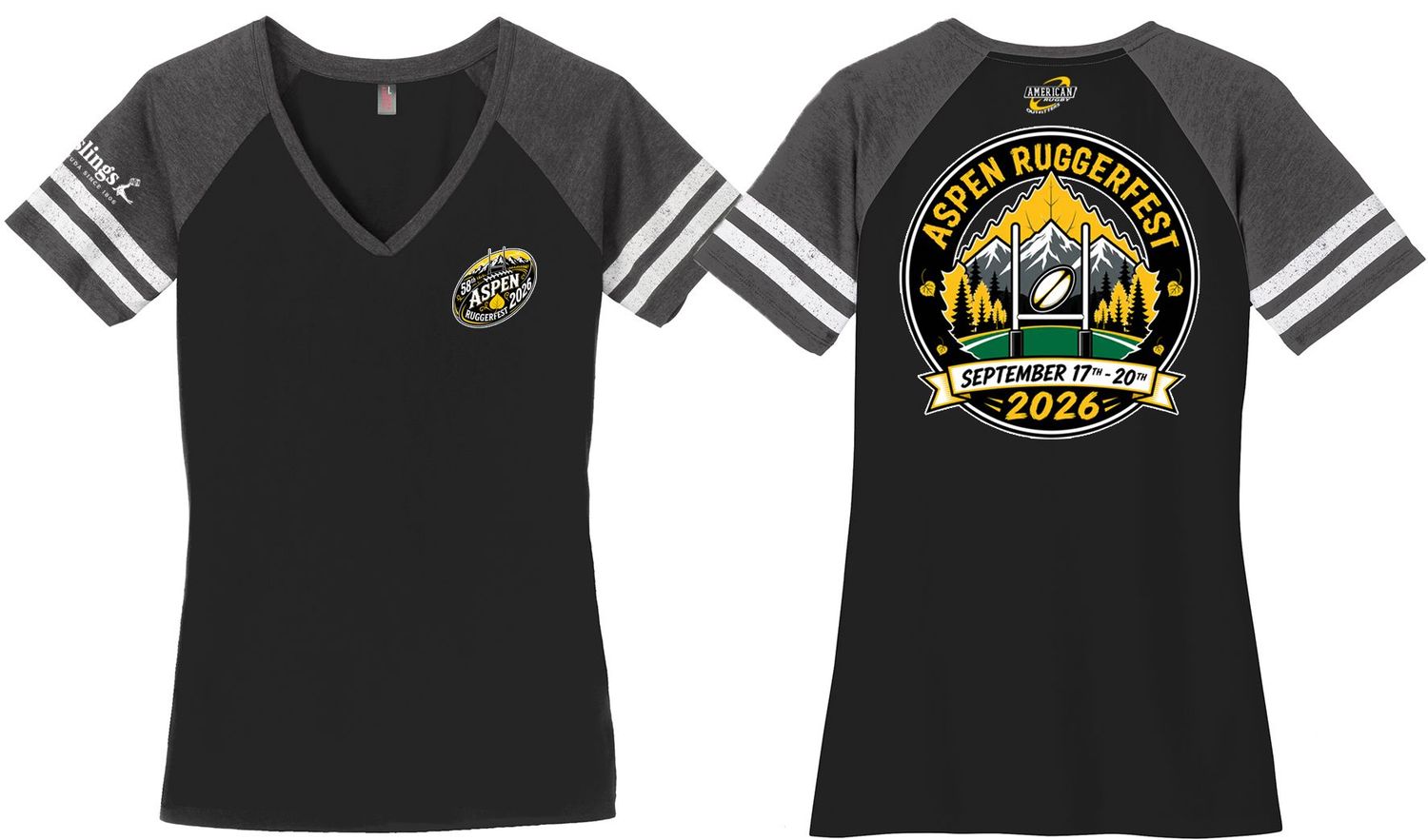2026 Ruggerfest - Tournament Women’s V-Neck Tee 2026 Ruggerfest - Tournament Women’s V-Neck Tee