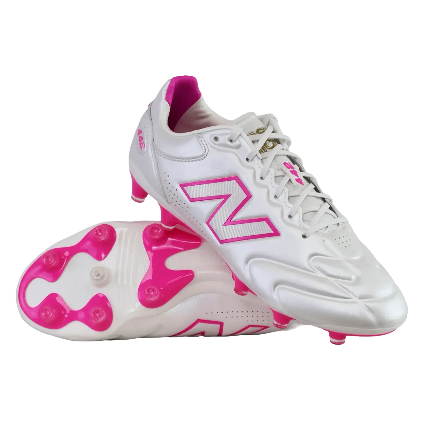 New Balance 442 Elite (FG) v3 - Sea Salt/Pink Heat New Balance 442 Elite (FG) v3 - Sea Salt/Pink Heat