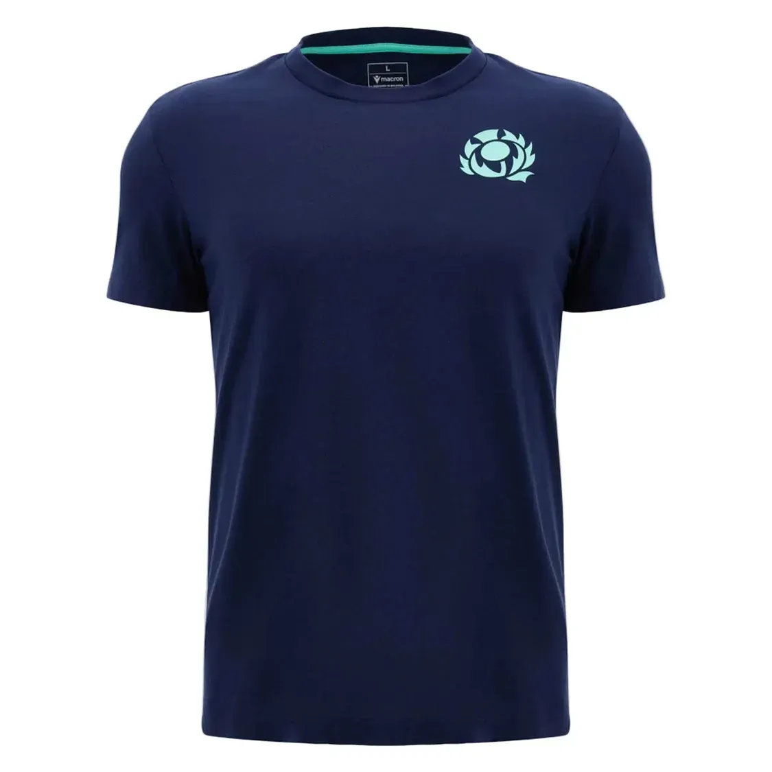 Scotland SRU 26/27 Leisure Cotton T-Shirt by Macron Scotland SRU 26/27 Leisure Cotton T-Shirt by Macron
