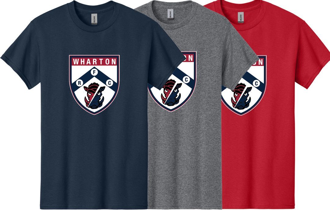 Wharton - Shield T-Shirt (Adult & Youth Sizes) Wharton - Shield T-Shirt (Adult & Youth Sizes)