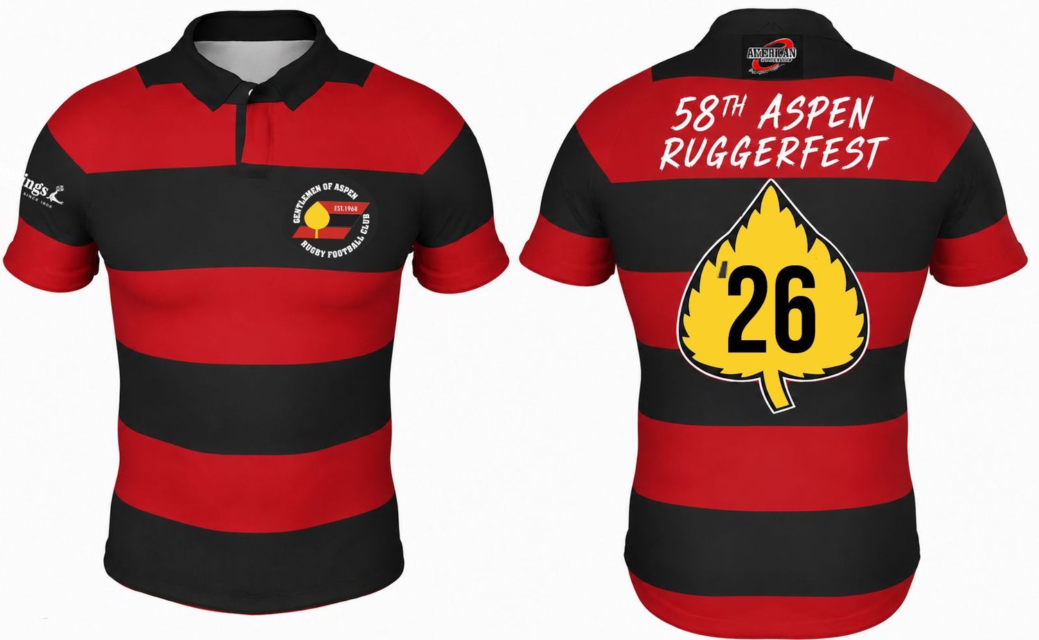 2026 Ruggerfest - Gentlemen of Aspen Jersey 2026 Ruggerfest - Gentlemen of Aspen Jersey