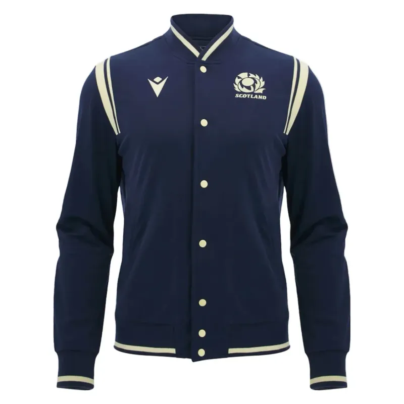 Scotland SRU 26/27 Anthem Varsity Jacket by Macron