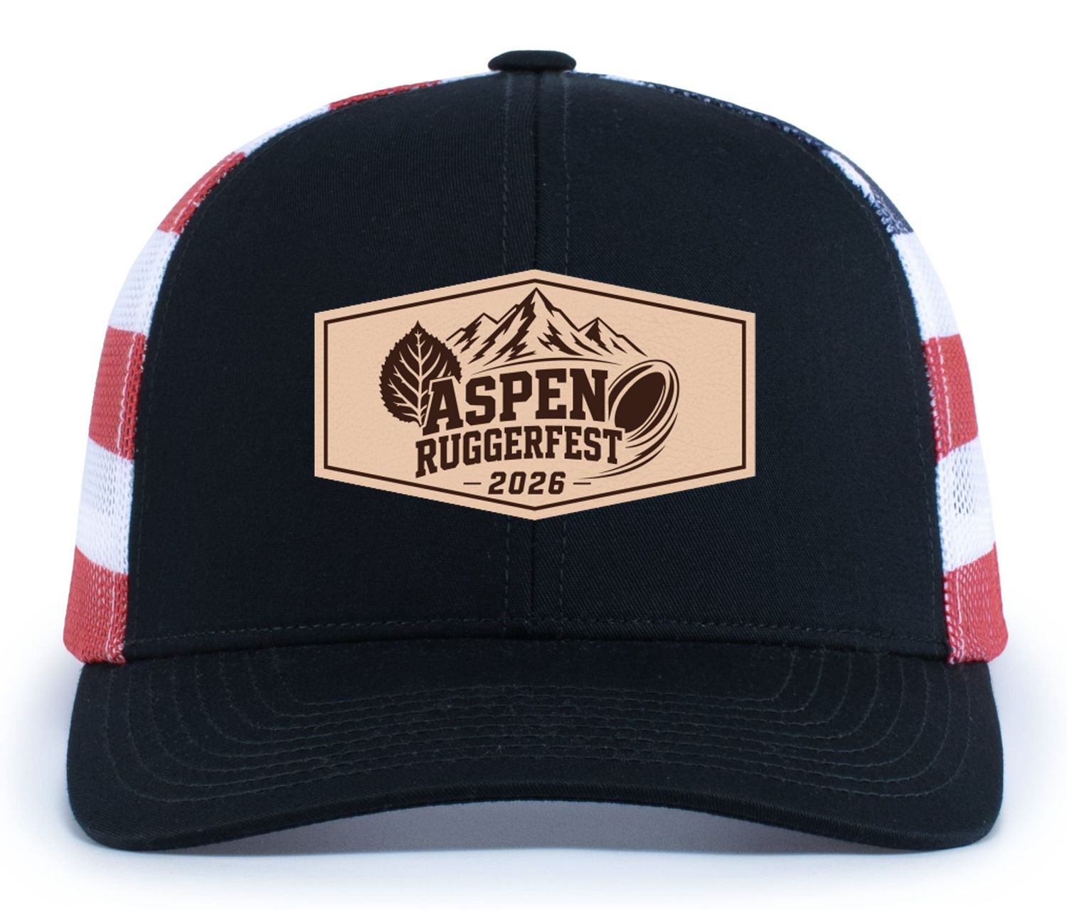 2026 Ruggerfest - Patriotic Mesh Trucker Cap 2026 Ruggerfest - Patriotic Mesh Trucker Cap