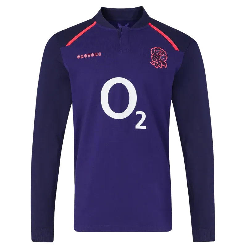 England 26/27 Classic Long Sleeve Alternate Jersey by Castore