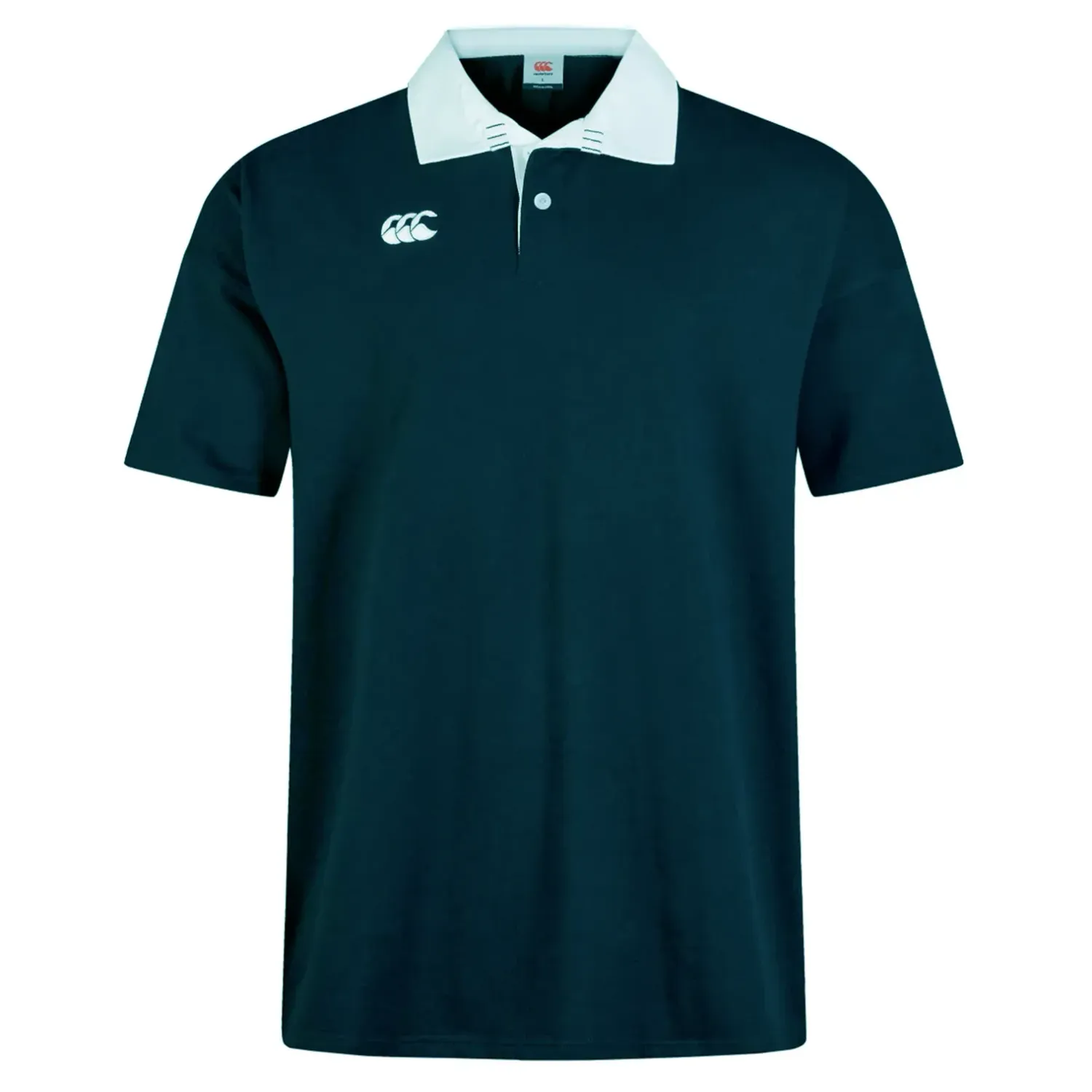 Canterbury Solid Dye Short Sleeve Rugby Jersey - Navy Canterbury Solid Dye Short Sleeve Rugby Jersey - Navy