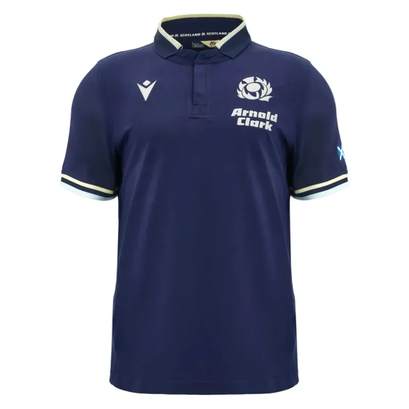 Scotland SRU 26/27 Cotton Replica Home Jersey by Macron