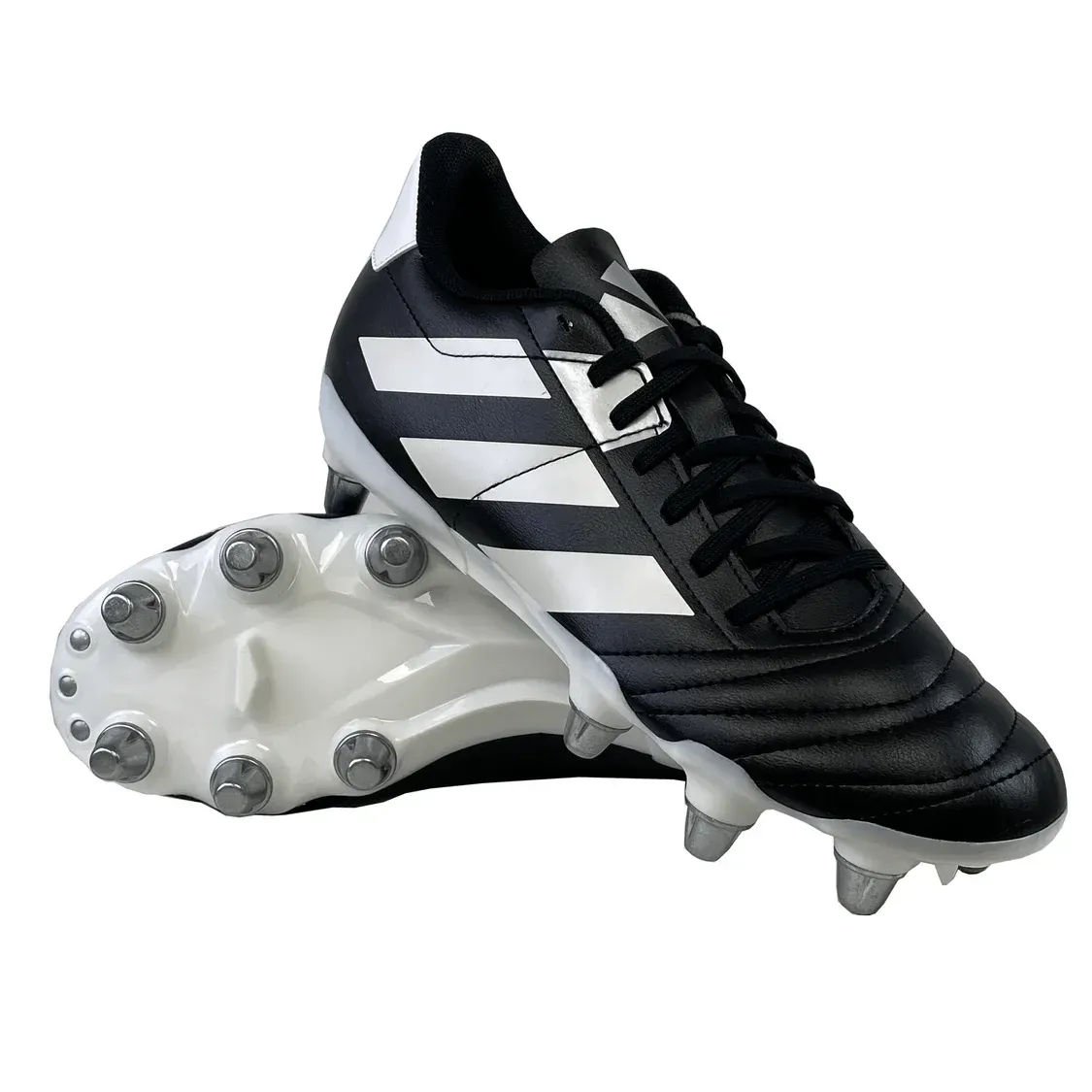 Adidas Kakari (SG) Boots - Core Black/Silver Metallic Adidas Kakari (SG) Boots - Core Black/Silver Metallic