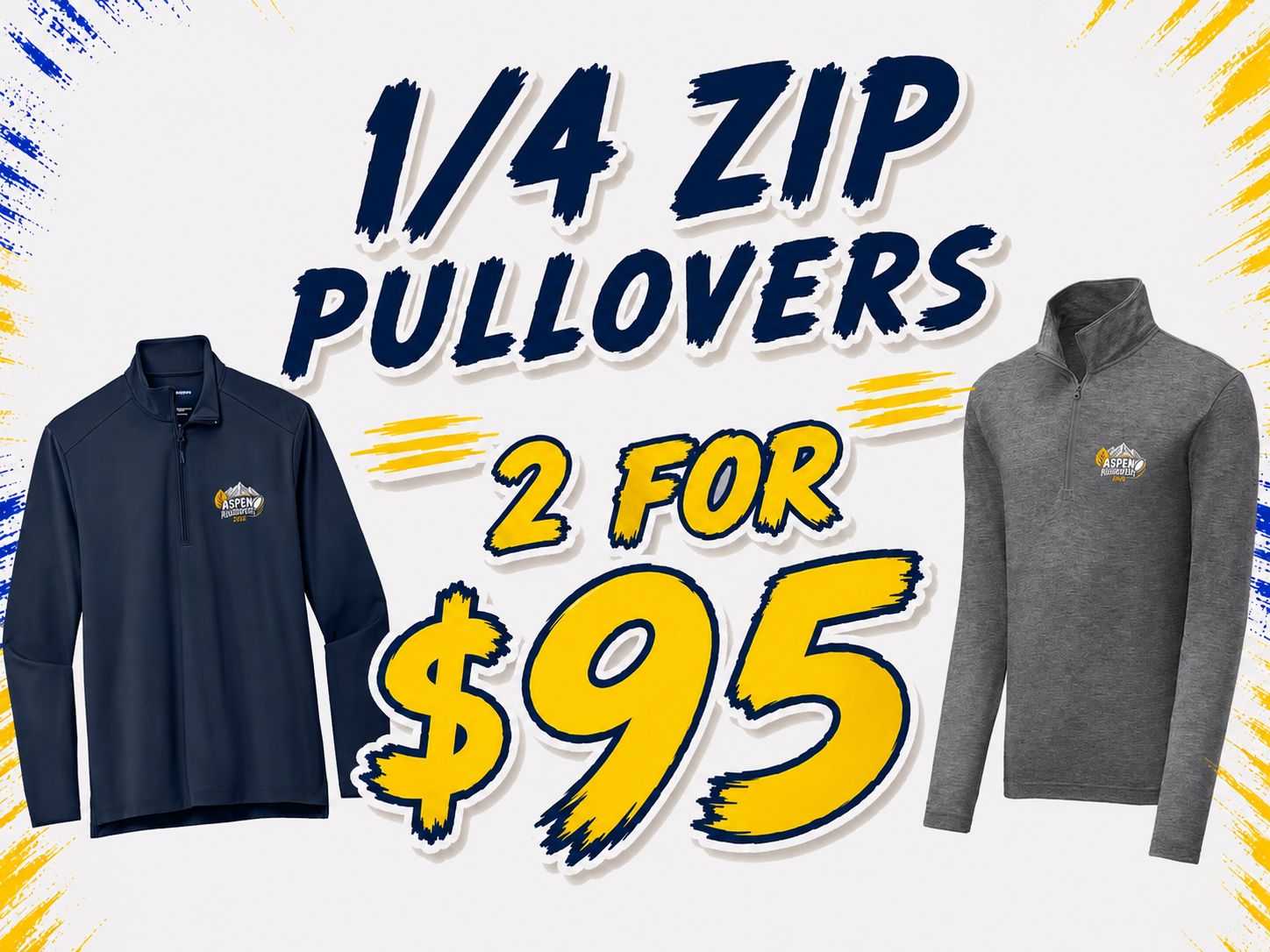 2026 Ruggerfest - 1/4 Zip Pullover 2 for $95 2026 Ruggerfest - 1/4 Zip Pullover 2 for $95