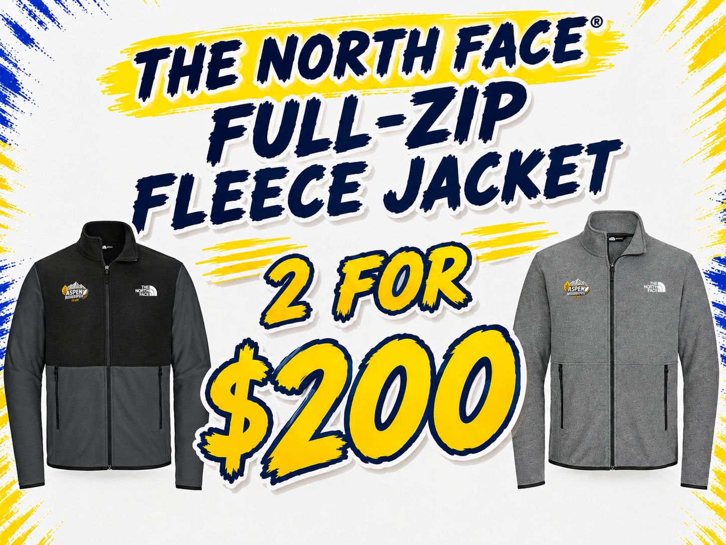 2026 Ruggerfest - The North Face Full-Zip Fleece Jacket 2 for $200