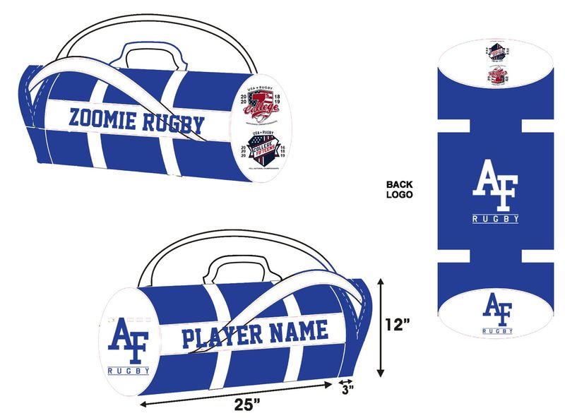 AF Rugby - Team Kit Bag (Royal/White)