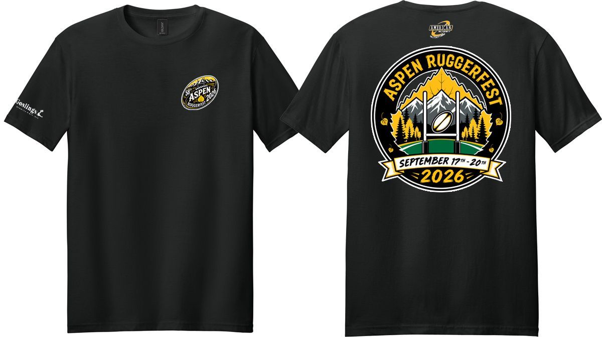 2026 Ruggerfest - Tournament T-Shirt - Black (REMAINING SIZES) 2026 Ruggerfest - Tournament T-Shirt - Black (REMAINING SIZES)