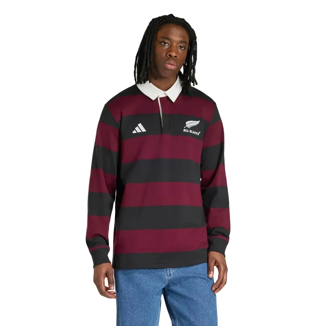 All Blacks 26/27 Heritage LS Polo by adidas