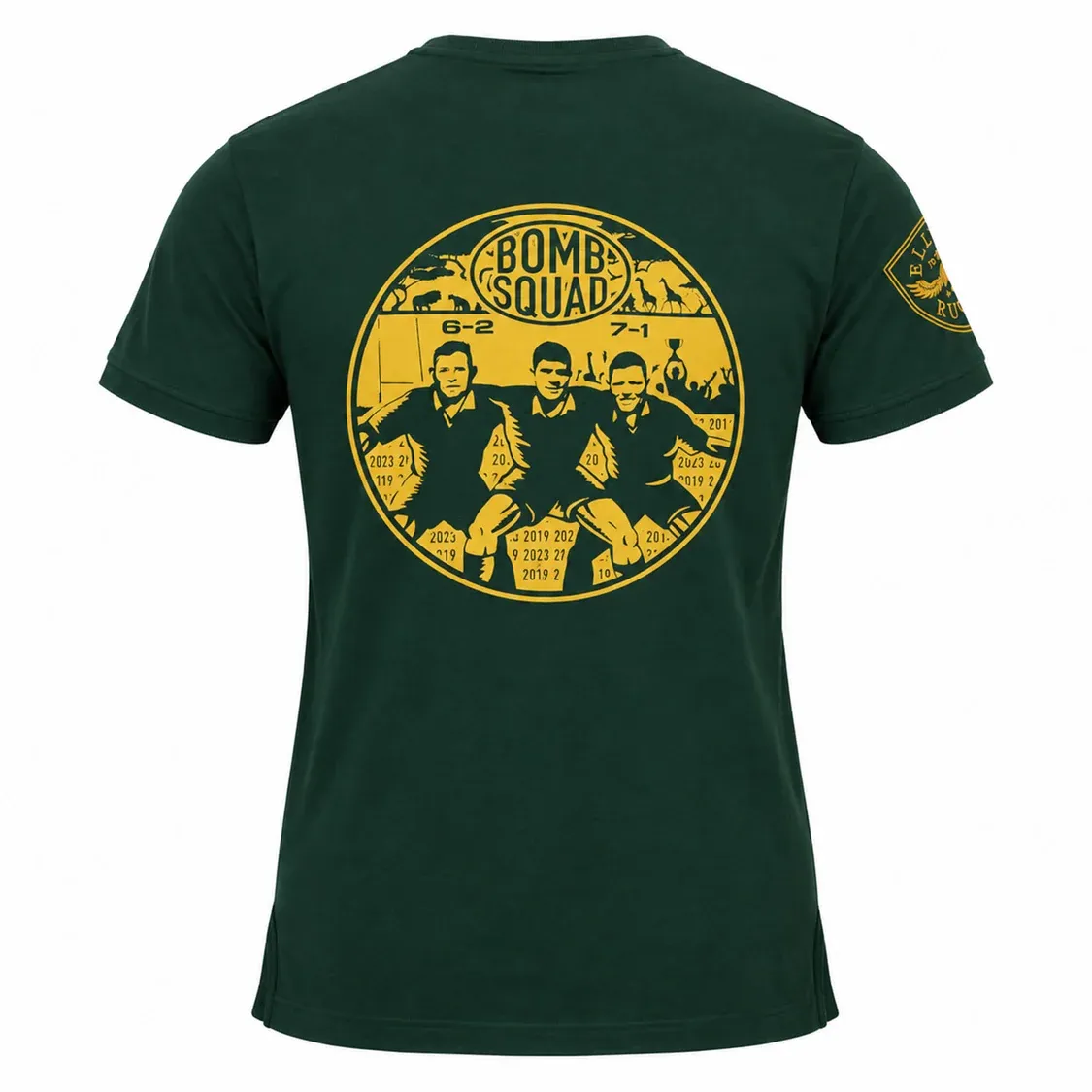 South Africa Bomb Squad Rugby T-Shirt by Ellis Rugby