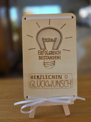 Wunscherfüller Abschluss Erfolgreich bestanden