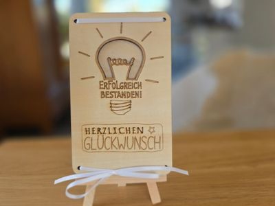 Wunscherfüller Abschluss Erfolgreich bestanden