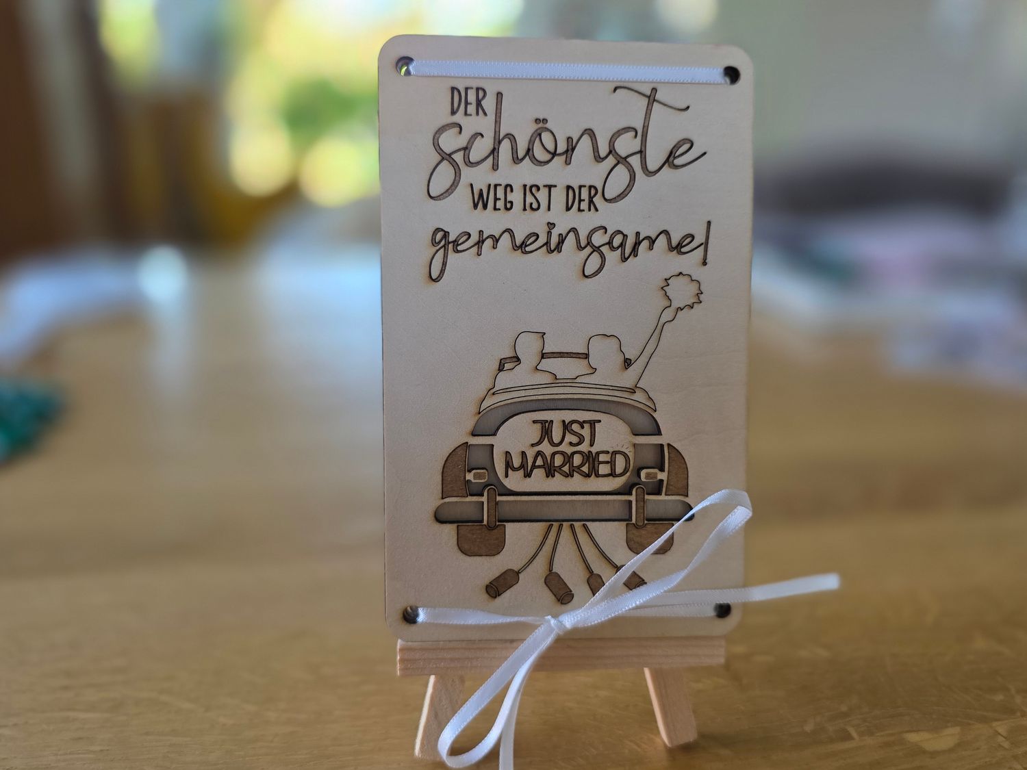 Wunscherfüller Hochzeit Just Married
