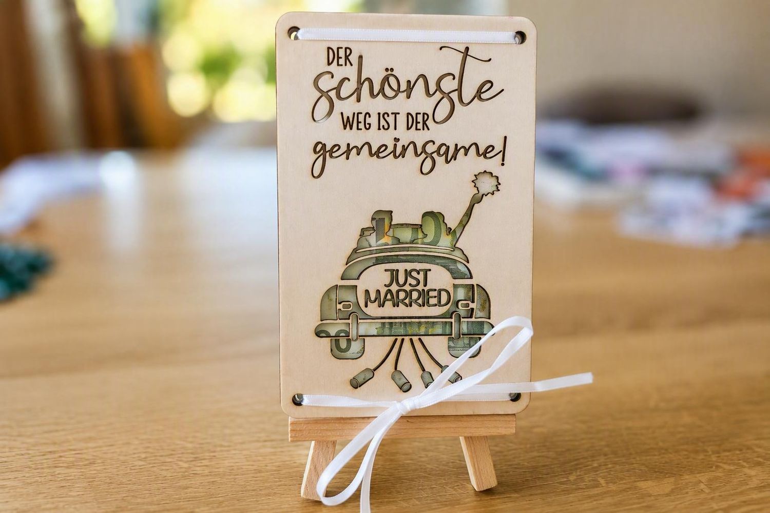 Wunscherfüller Hochzeit Just Married